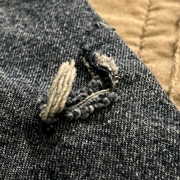 Well worn Carhartt Original Dungarees carpenter jeans 42x32 - Picture 11 of 13